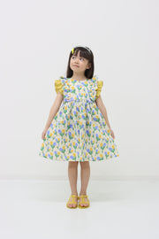 チューリッププリントワンピース