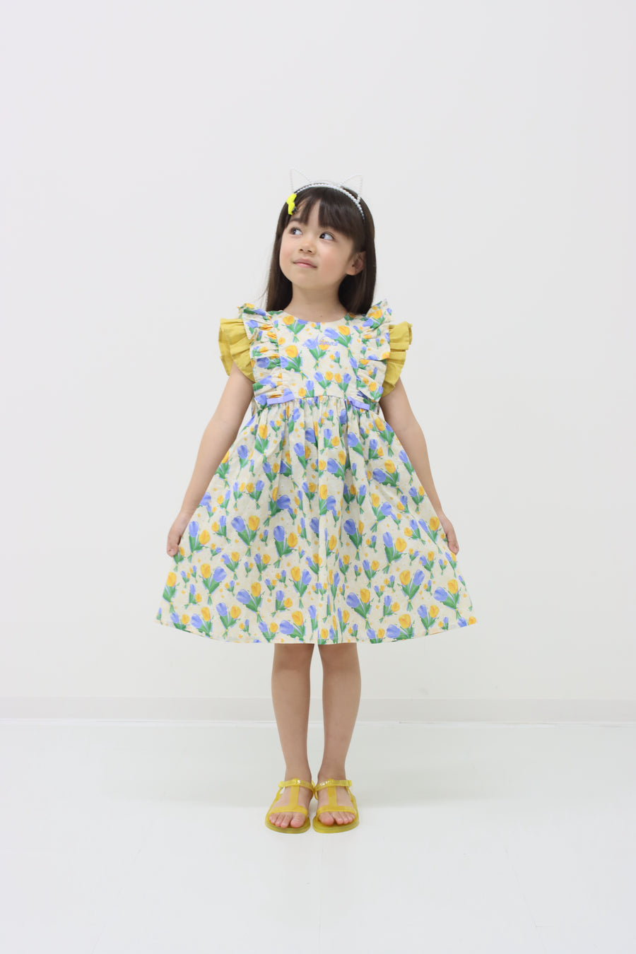 チューリッププリントワンピース