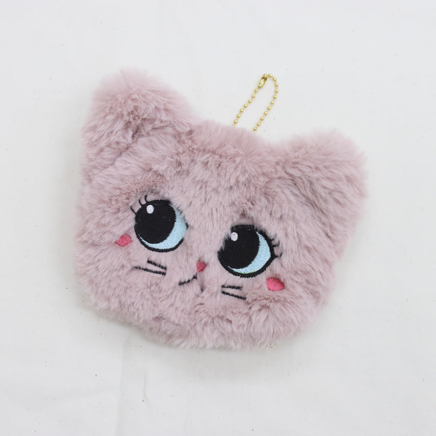 もふもふねこチャームポーチ