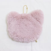 もふもふねこチャームポーチ