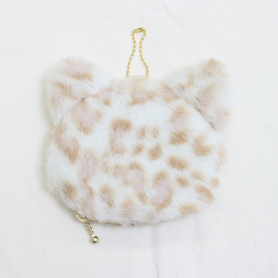 もふもふねこチャームポーチ