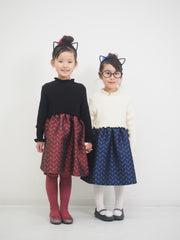 KNITドッキングワンピース