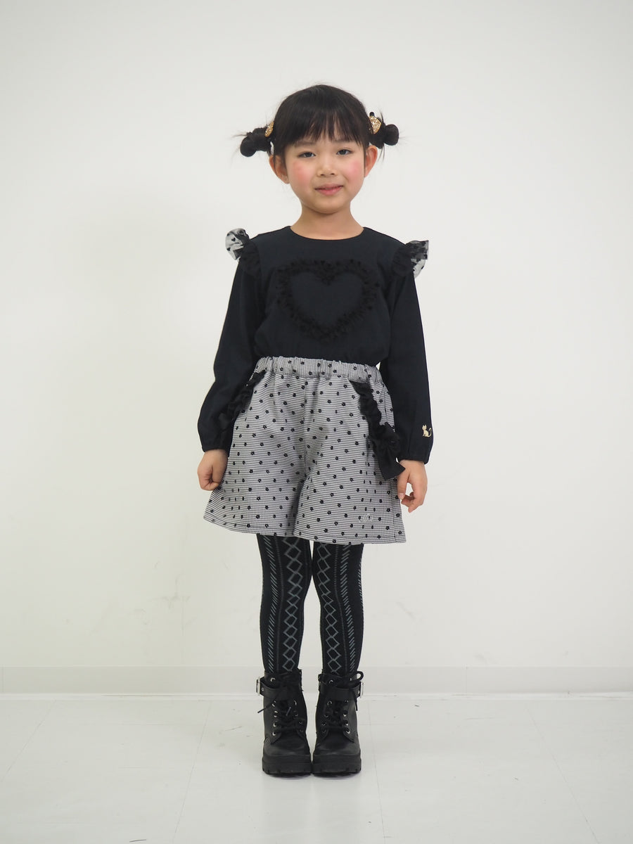 ミニフラワープリントキュロット