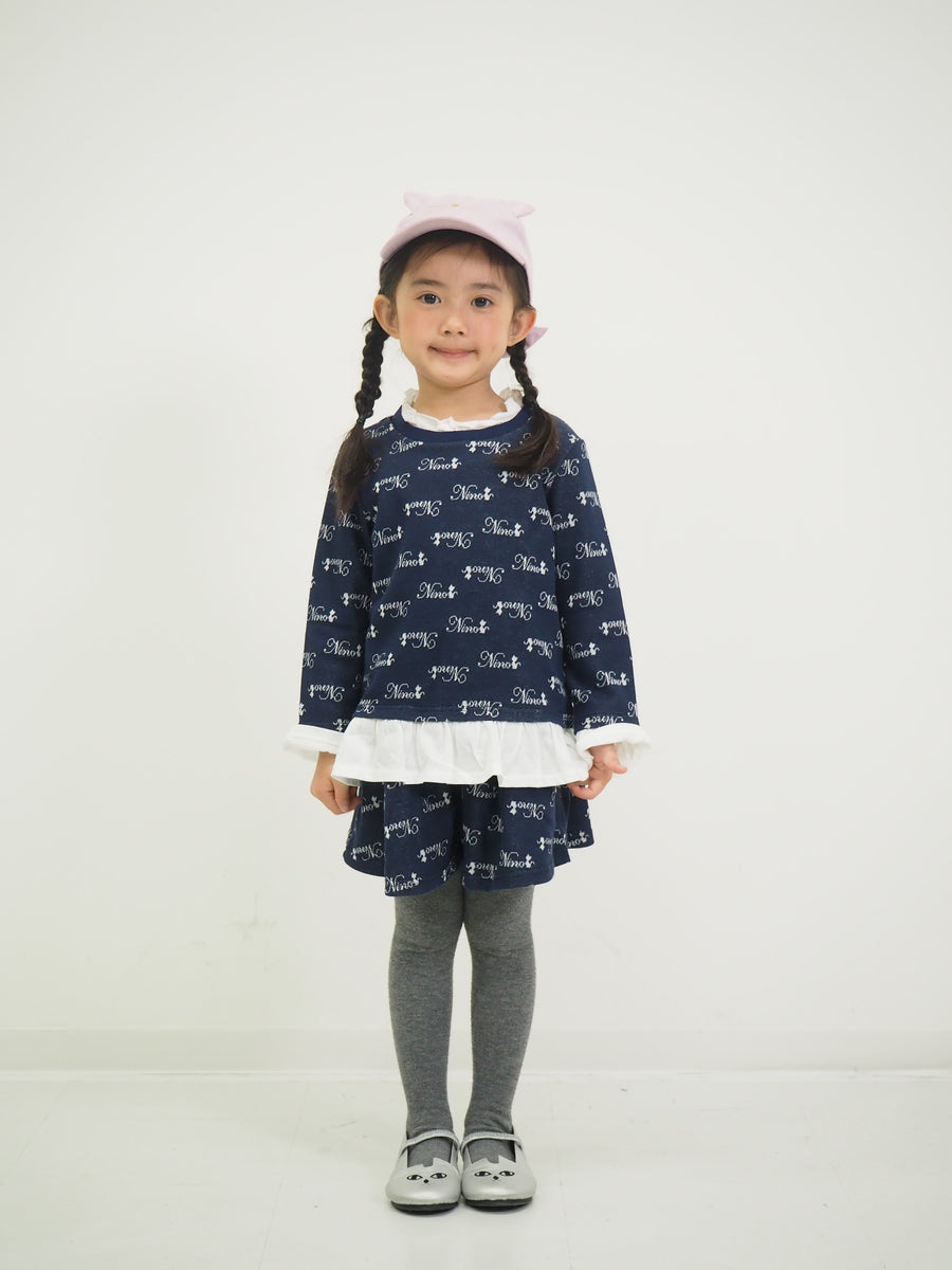 オリジナルロゴジャガードロングTシャツ