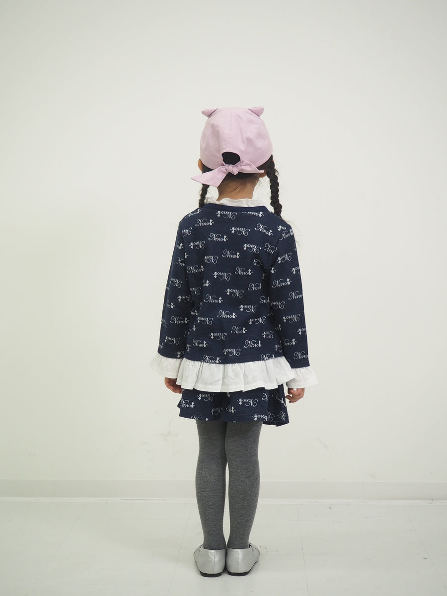 オリジナルロゴジャガードロングTシャツ