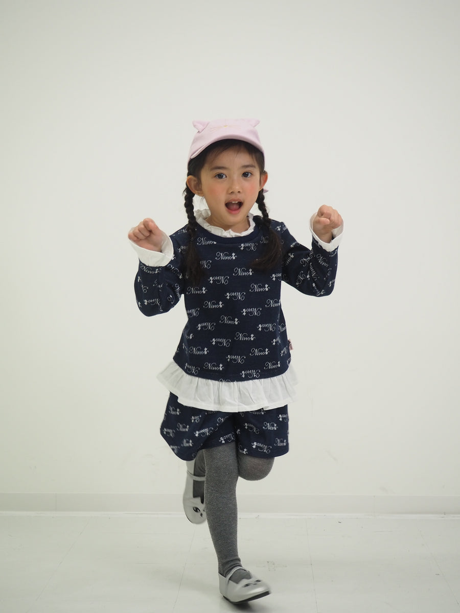 オリジナルロゴジャガードロングTシャツ