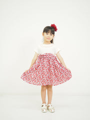 【ストロベリープリント＆フラワープリント】ワンピース