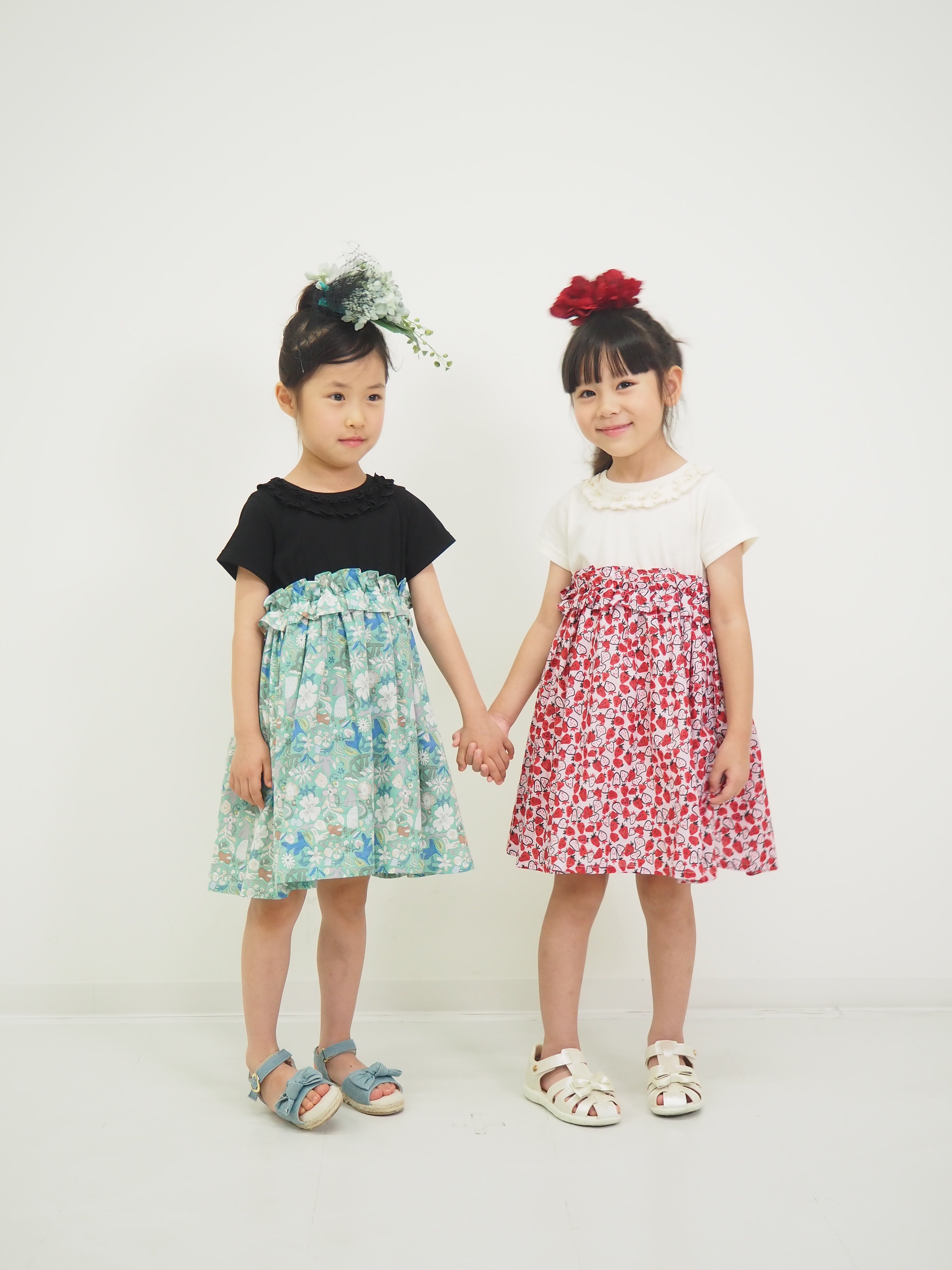 【ストロベリープリント＆フラワープリント】ワンピース