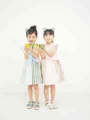 ななめショルダーフリルワンピース