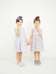 フラワープリントマチワンピース