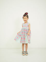 フラワープリントマチワンピース