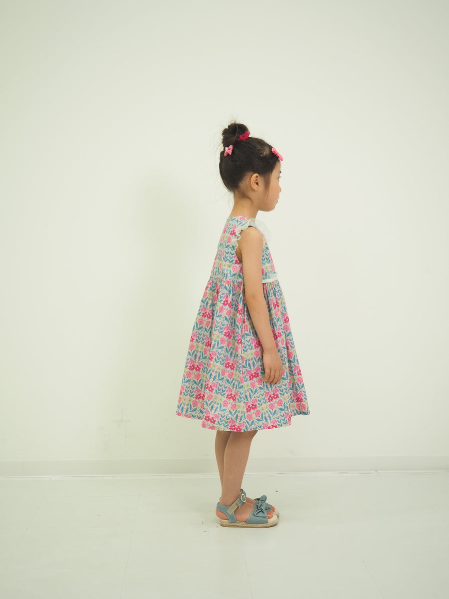 フラワープリントマチワンピース