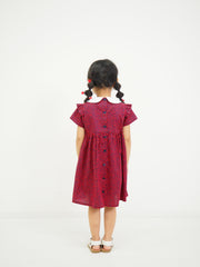 ミニハート スモッキングワンピース