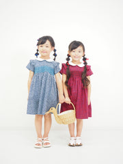 ミニハート スモッキングワンピース