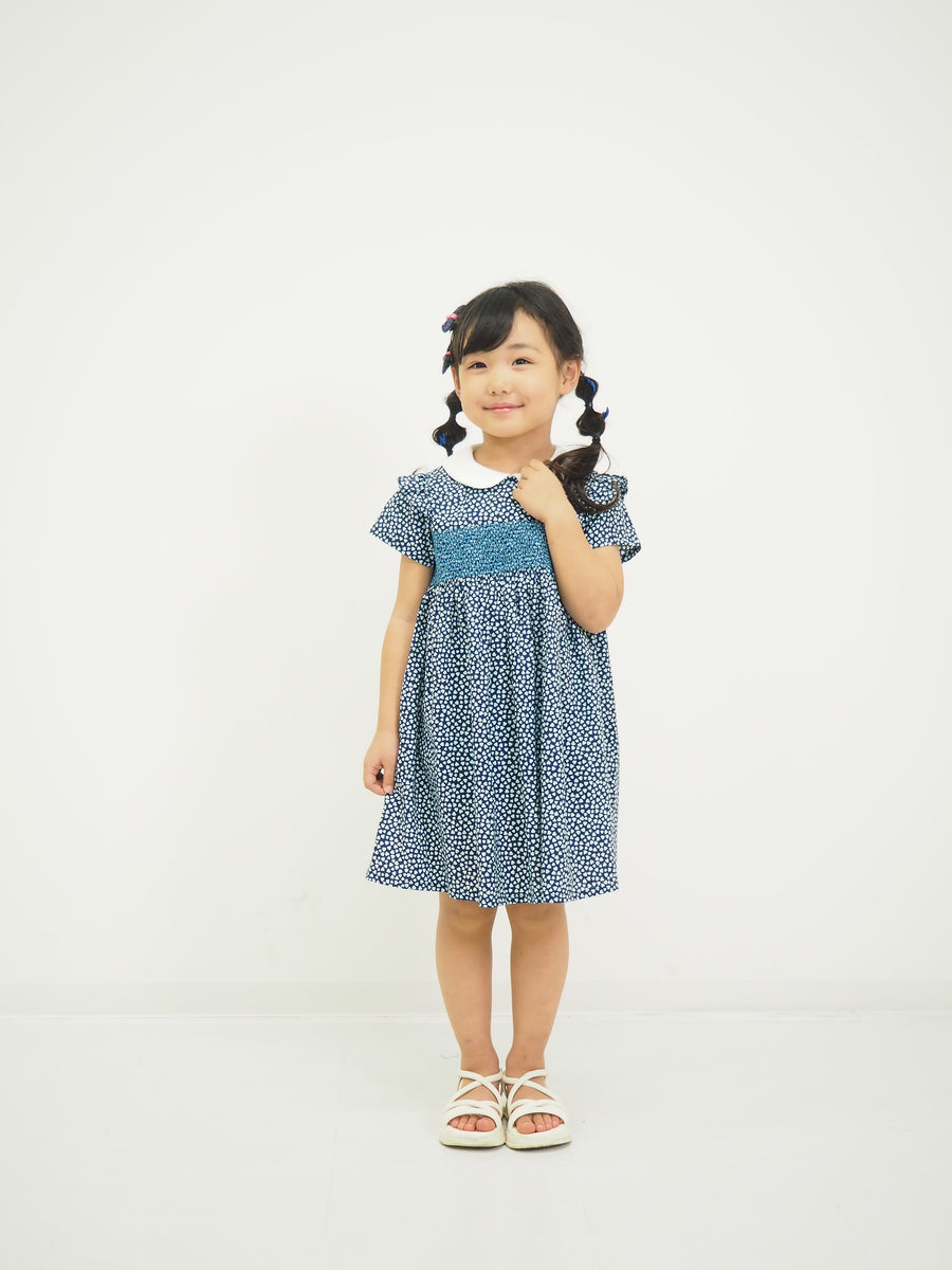 ミニハート スモッキングワンピース