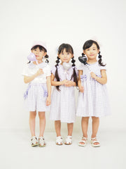 ギンガムレース襟　Teeﾌﾞﾗｳｽ