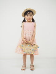 ティアードねこプリントワンピース