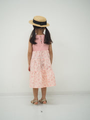 ティアードねこプリントワンピース