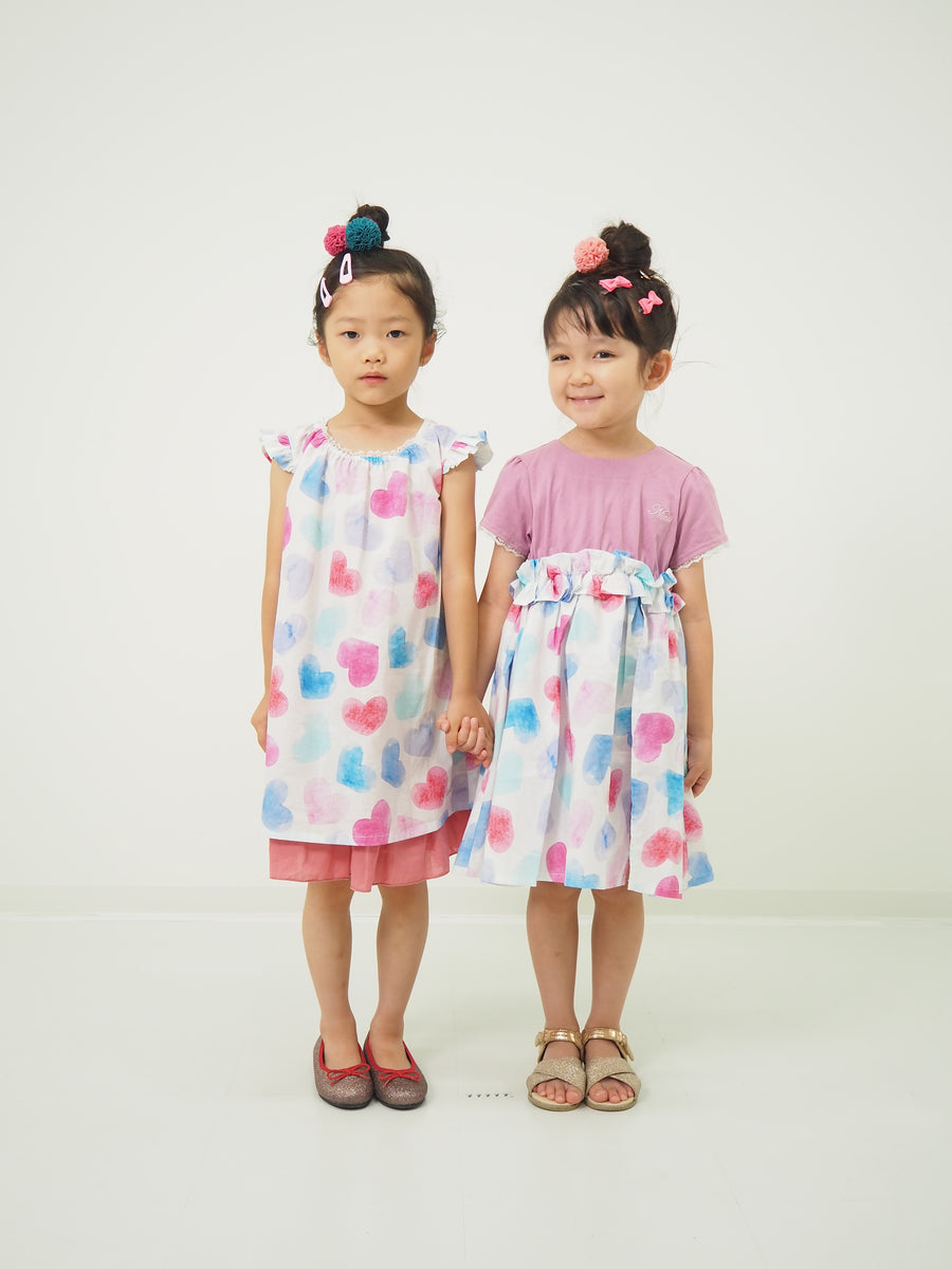 (Heart and flower pattern) dress