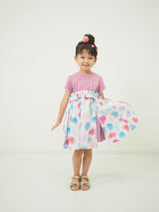 (Heart and flower pattern) dress