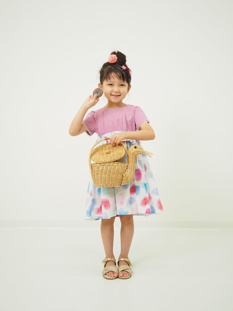 (Heart and flower pattern) dress