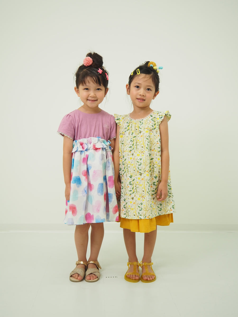 (Heart and flower pattern) dress