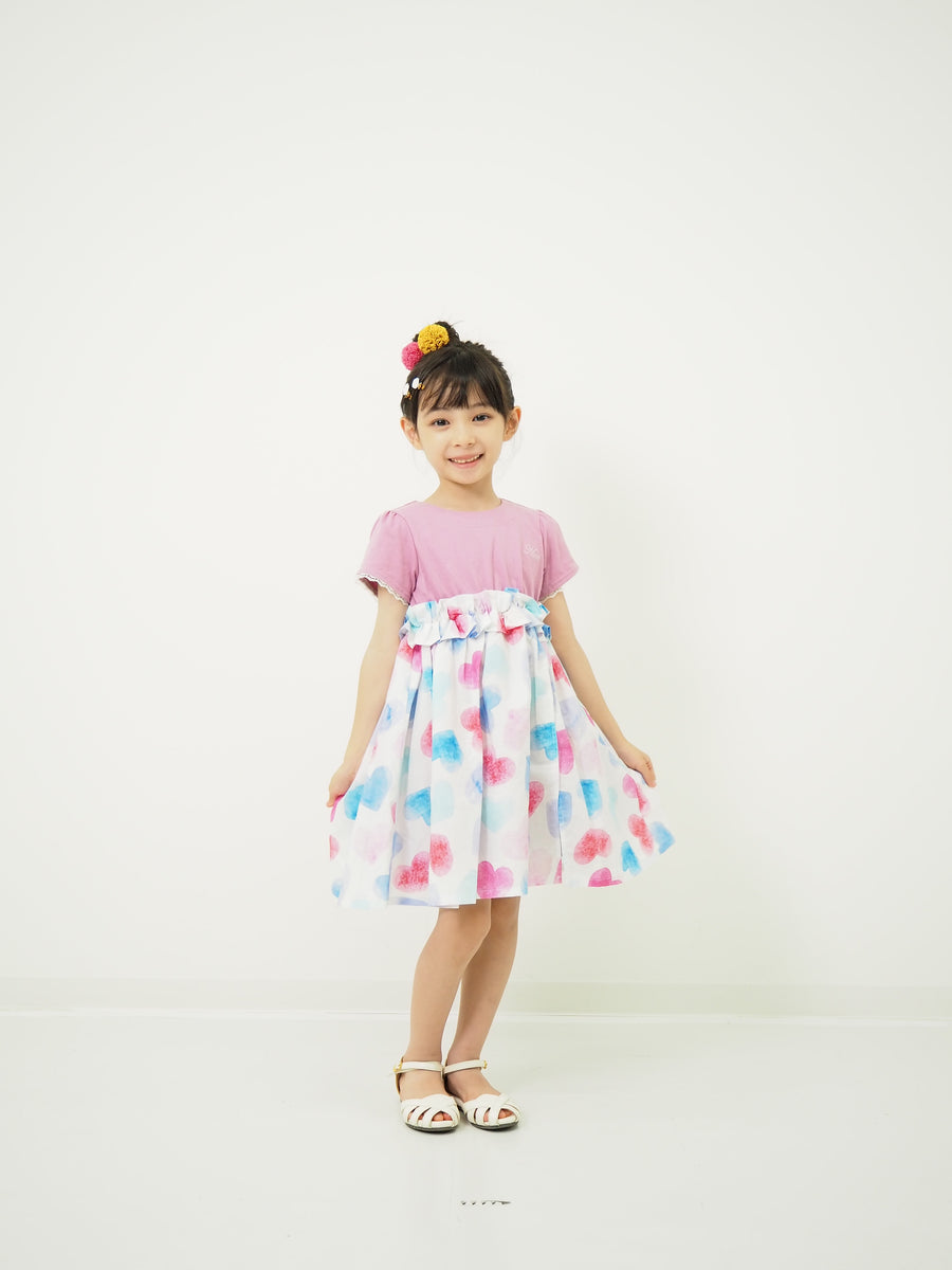 (Heart and flower pattern) dress