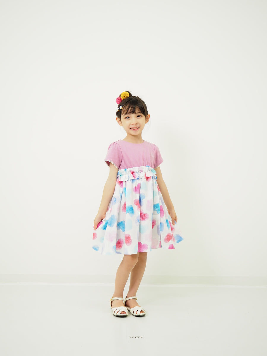 (Heart and flower pattern) dress