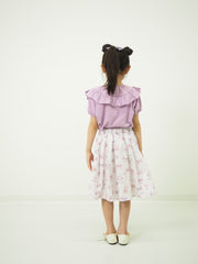 リボンねこオリジナルプリントスカート