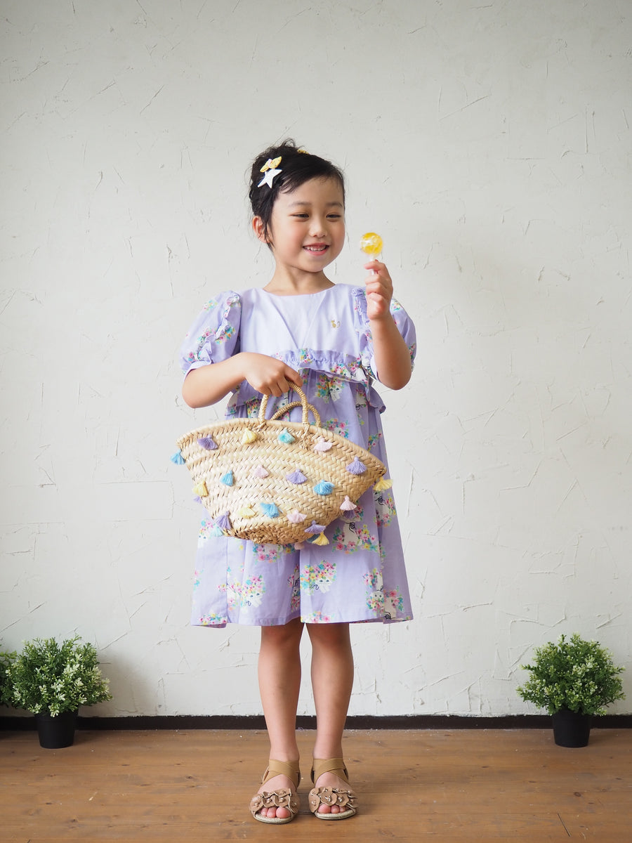 オリジナルはなねこプリントワンピース