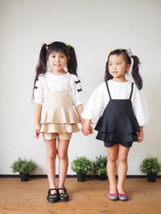 100～120/ペプラムサロペットパンツ