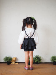 100～120/ペプラムサロペットパンツ