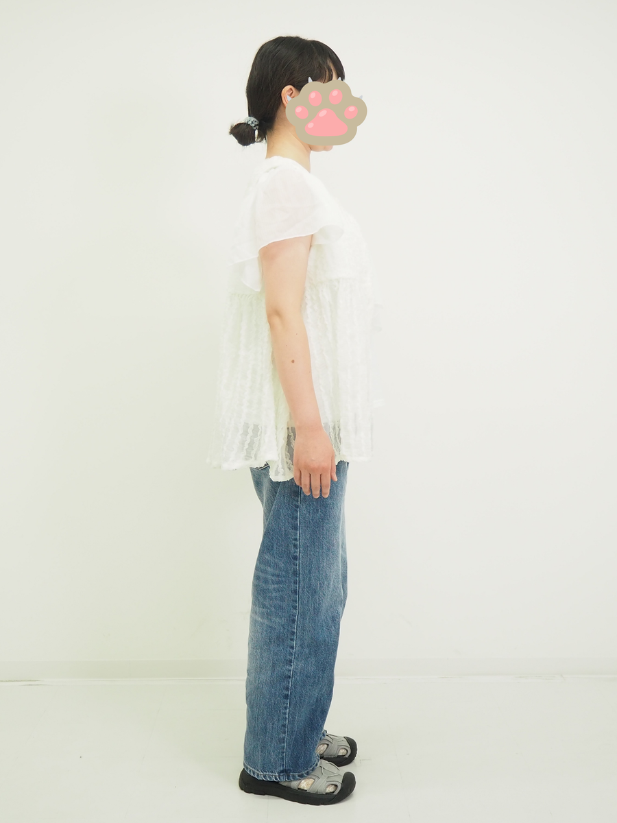 シアーフリル　大人ジレ