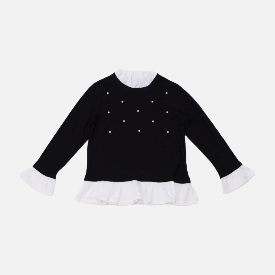 Pearl dot and frill top | N2C