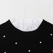 Pearl dot and frill top | N2C