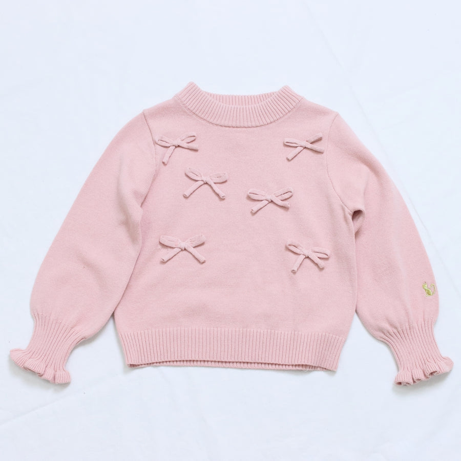 リボン付き　クルーニット☆