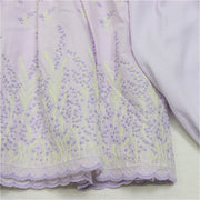 カットワークレース　ロングTシャツ