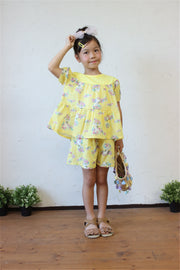 はなねこプリントショートパンツ