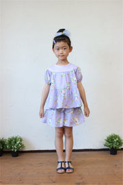 はなねこプリントショートパンツ